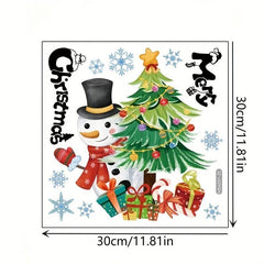 Christmas Toilet Stickers Wall Stickers Bathroom Decoration