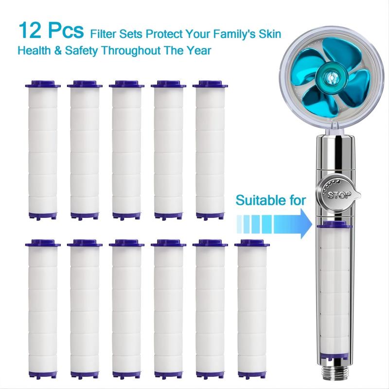 12pcs Shower Filters for Cleaner Fresher Shower Water