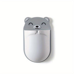 Cartoon Bear Toothbrush Storage Rack Wall Mounted Shelf