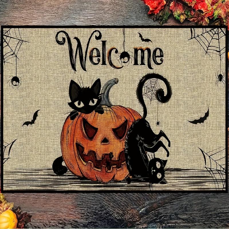 Halloween Bathroom Floor Mat Non Slip Decorative Bath Rug Machine Washable