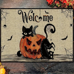Halloween Bathroom Floor Mat Non Slip Decorative Bath Rug Machine Washable