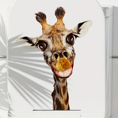 Cartoon Giraffe Sticker Kids Room Decoration Wall Stickers