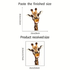 Cartoon Giraffe Sticker Kids Room Decoration Wall Stickers