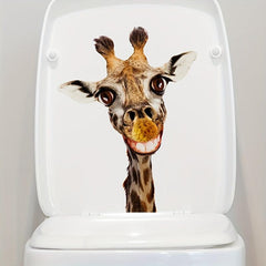 Cartoon Giraffe Sticker Kids Room Decoration Wall Stickers