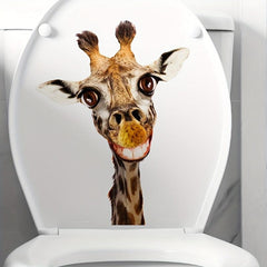 Cartoon Giraffe Sticker Kids Room Decoration Wall Stickers