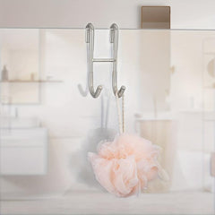 2pcs Shower Door Hooks Towel Hooks For Bathroom Frameless Glass Shower Door
