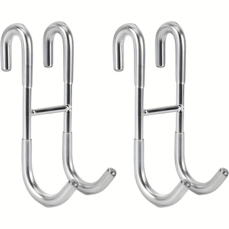 2pcs Shower Door Hooks Towel Hooks For Bathroom Frameless Glass Shower Door