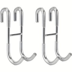 2pcs Shower Door Hooks Towel Hooks For Bathroom Frameless Glass Shower Door
