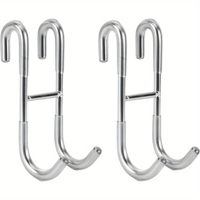 2pcs Shower Door Hooks Towel Hooks For Bathroom Frameless Glass Shower Door