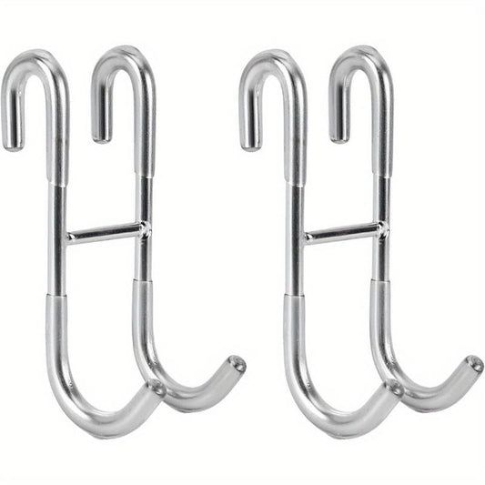 2pcs Shower Door Hooks Towel Hooks For Bathroom Frameless Glass Shower Door