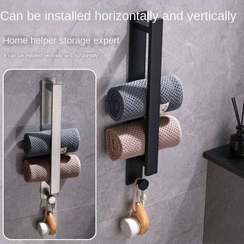 304 Stainless Steel Towel Bar Wall Mounted Towel Holder Bathroom Hardware