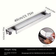 304 Stainless Steel Towel Bar Wall Mounted Towel Holder Bathroom Hardware