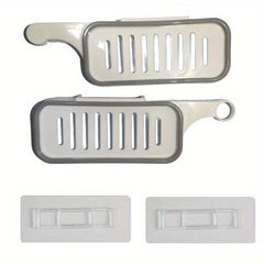 Corner Shower Caddy Wall Mounted Bathroom Shelf Shower Storage Rack Plastic Tray