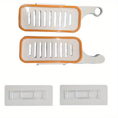 Corner Shower Caddy Wall Mounted Bathroom Shelf Shower Storage Rack Plastic Tray