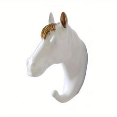 Animal Head Coat Hook Decorative Wall Hanging Bag Rack