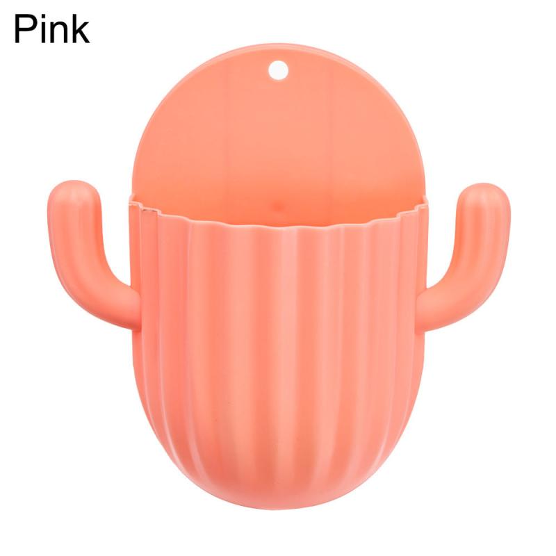Cactus Wall Mounted Toothbrush Holder Bathroom Organizer