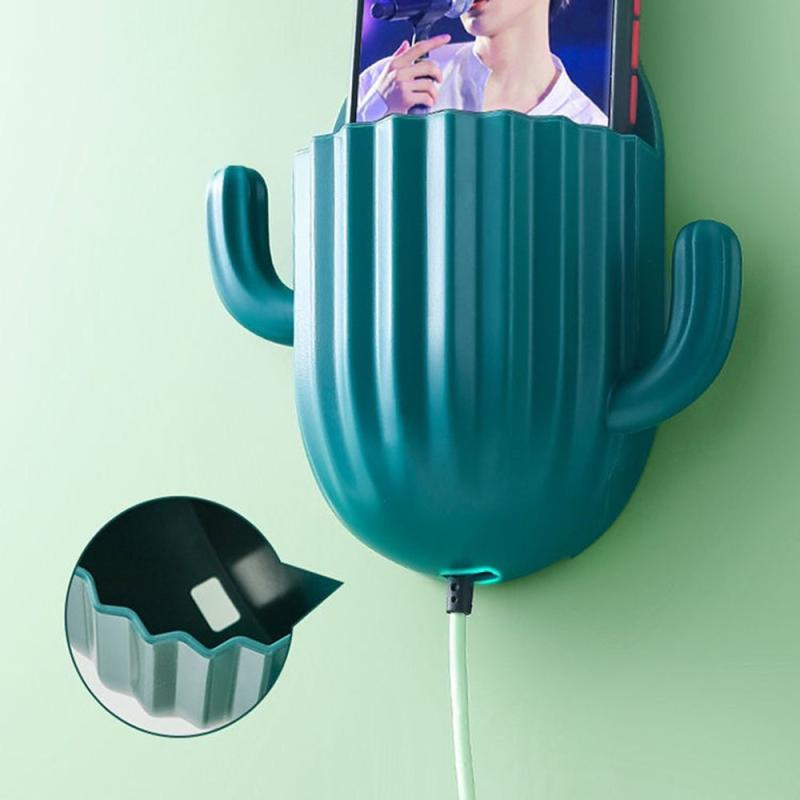 Cactus Wall Mounted Toothbrush Holder Bathroom Organizer