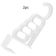 2pcs Over Door Clothes Drying Rack Multifunction Towel Clothes Storage