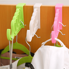 2pcs Over Door Clothes Drying Rack Multifunction Towel Clothes Storage