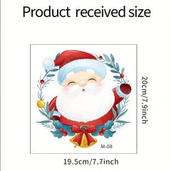 Cartoon Christmas Toilet Sticker Wall Switch Decoration Self Adhesive Decal