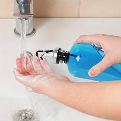 2pcs Mouthwash Dispenser 16 oz Transparent Bottle Bathroom Accessories