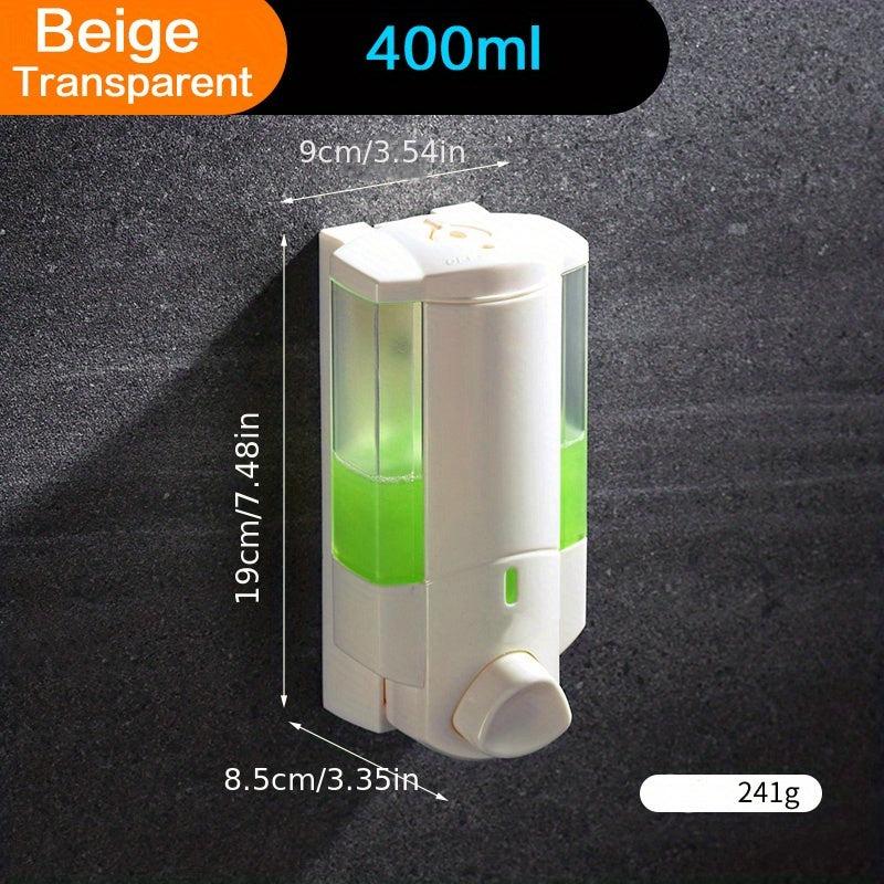 Eco Friendly Wall-Mounted Shampoo & Soap Dispenser for Bathroom - Convenient