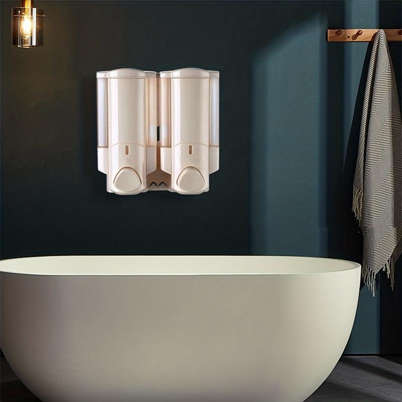 Eco Friendly Wall-Mounted Shampoo & Soap Dispenser for Bathroom - Convenient