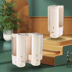 Eco Friendly Wall-Mounted Shampoo & Soap Dispenser for Bathroom - Convenient