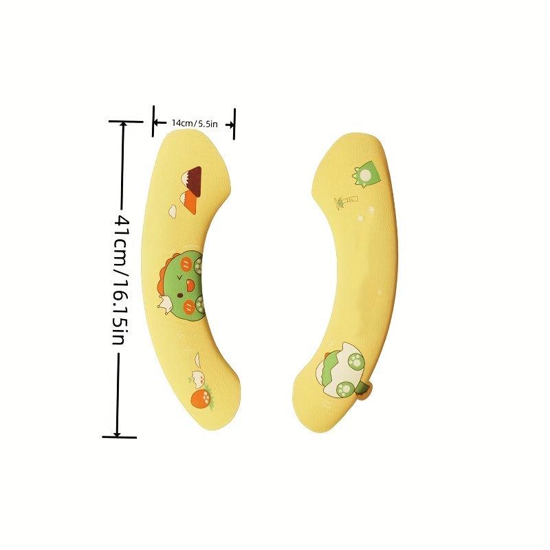 1pc Cartoon Handle Toilet Sticker Four Seasons Universal
