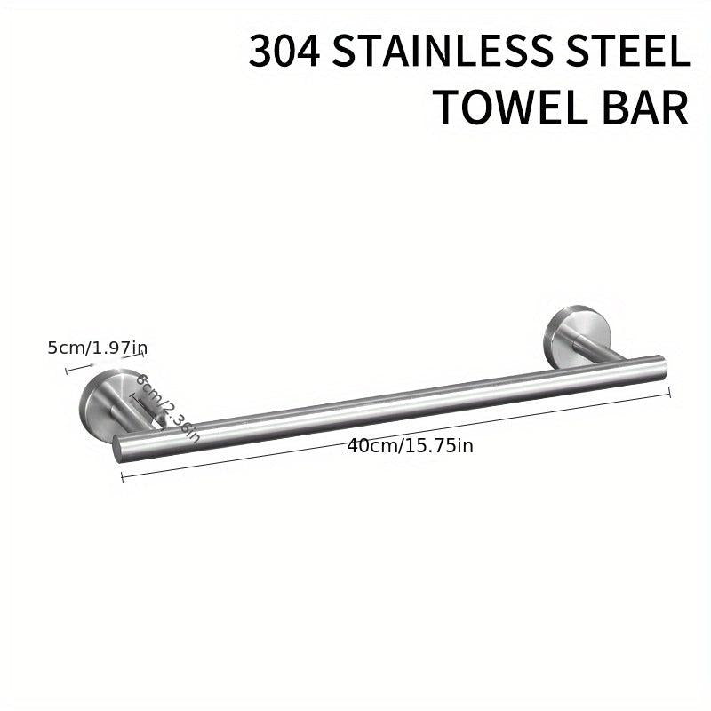 11pcs Stainless Steel Bathroom Hardware Set Towel Bar Toilet Paper Holder
