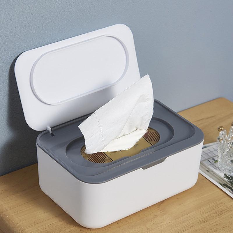 Plastic Tissue Box With Cover Wet Tissue Holder