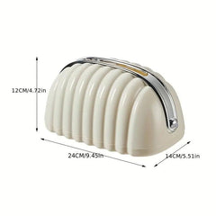 Spring Loaded Tissue Box Holder - Bathroom Vanity Countertop