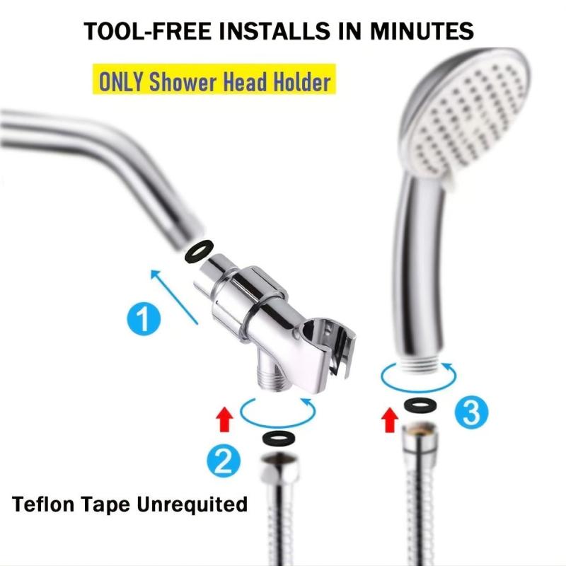 Adjustable Shower Arm Holder for Handheld Shower Head