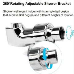 Adjustable Shower Arm Holder for Handheld Shower Head