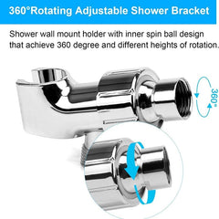 Adjustable Shower Arm Holder for Handheld Shower Head