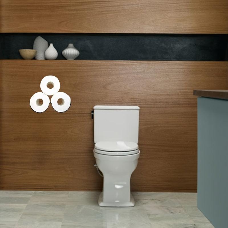 Toilet Paper Holder with 2 Level Rack for Bathroom and Kitchen Storage