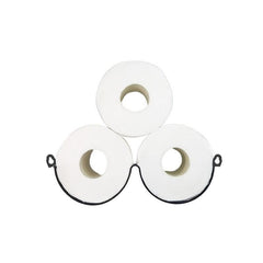 Toilet Paper Holder with 2 Level Rack for Bathroom and Kitchen Storage
