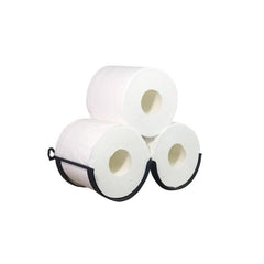 Toilet Paper Holder with 2 Level Rack for Bathroom and Kitchen Storage