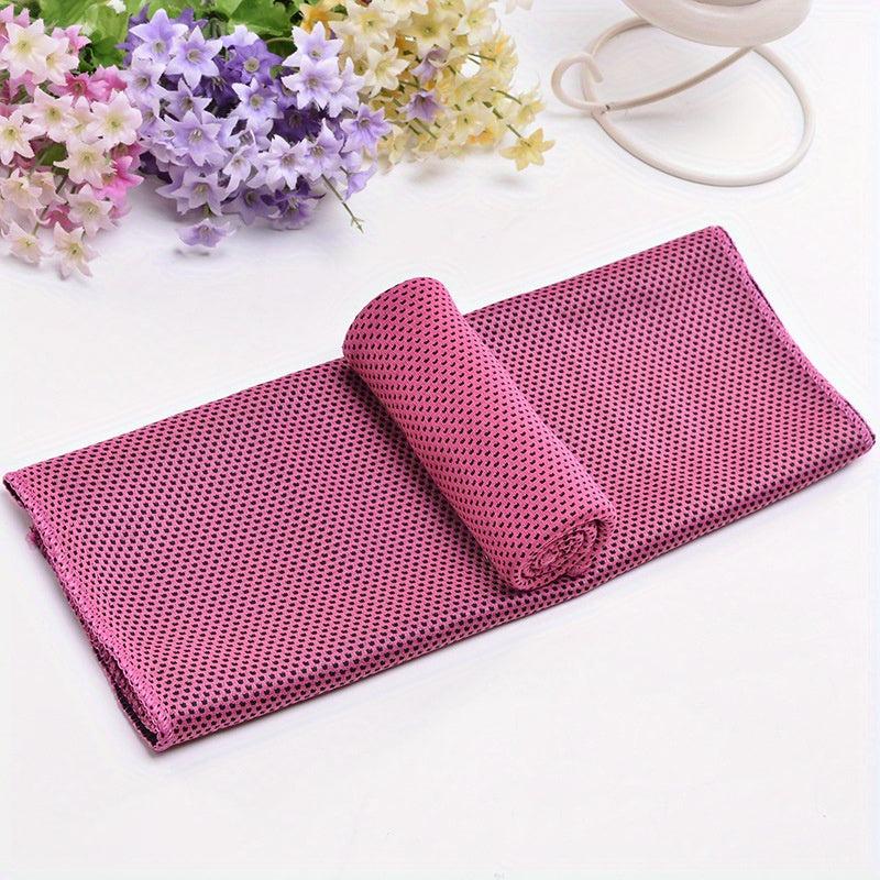 Cooling Quick Dry Fitness Towel for Yoga Running Exercise and Beach Sports