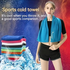 Cooling Quick Dry Fitness Towel for Yoga Running Exercise and Beach Sports