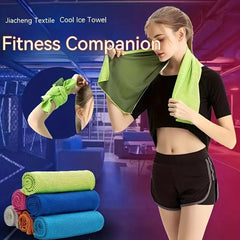 Cooling Quick Dry Fitness Towel for Yoga Running Exercise and Beach Sports