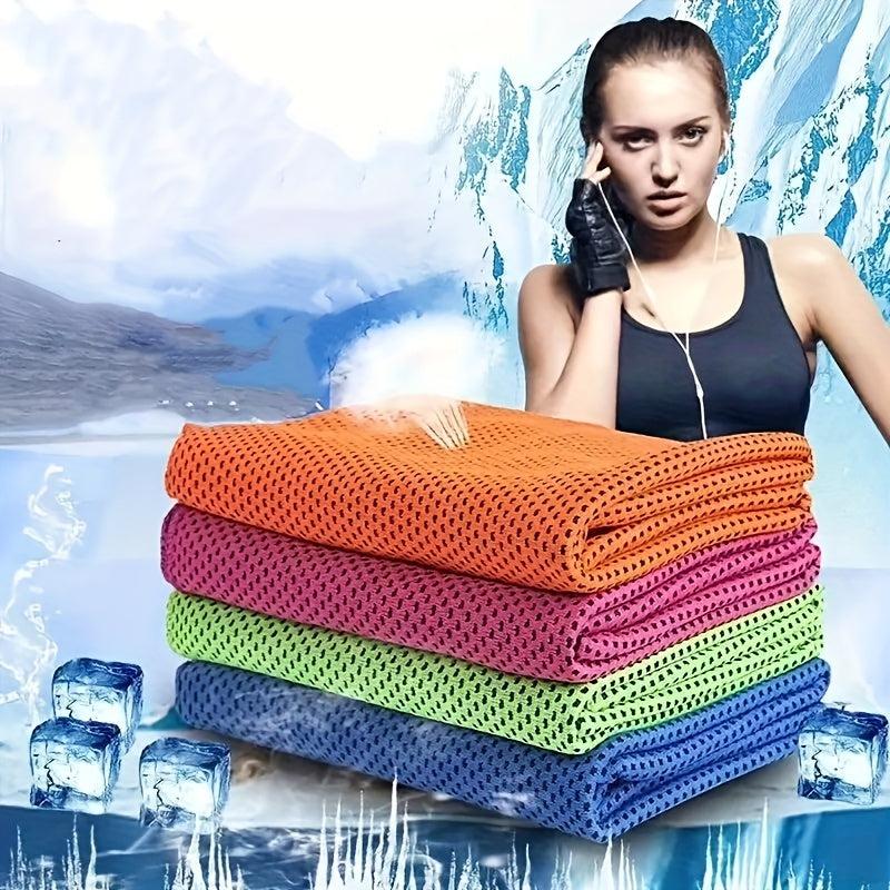 Cooling Quick Dry Fitness Towel for Yoga Running Exercise and Beach Sports