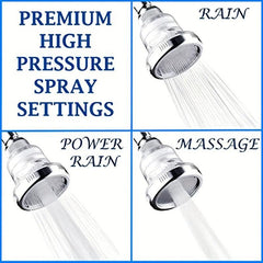 2pcs Shower Head Water Filters Bathroom Replacement Filter Cartridge