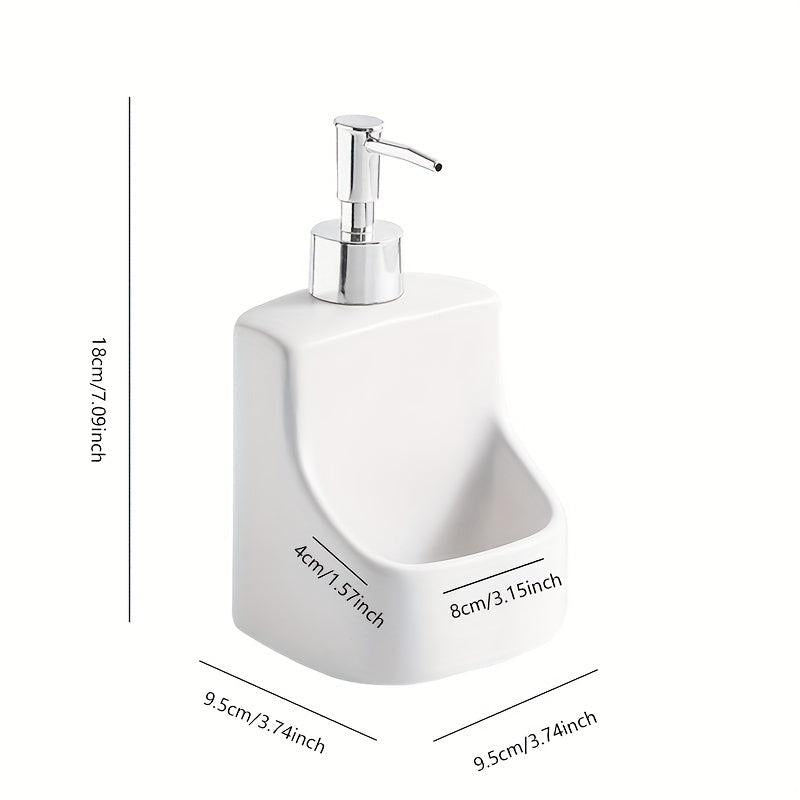 Ceramic Soap Dispenser 390ML Refillable Empty Bottle