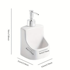 Ceramic Soap Dispenser 390ML Refillable Empty Bottle