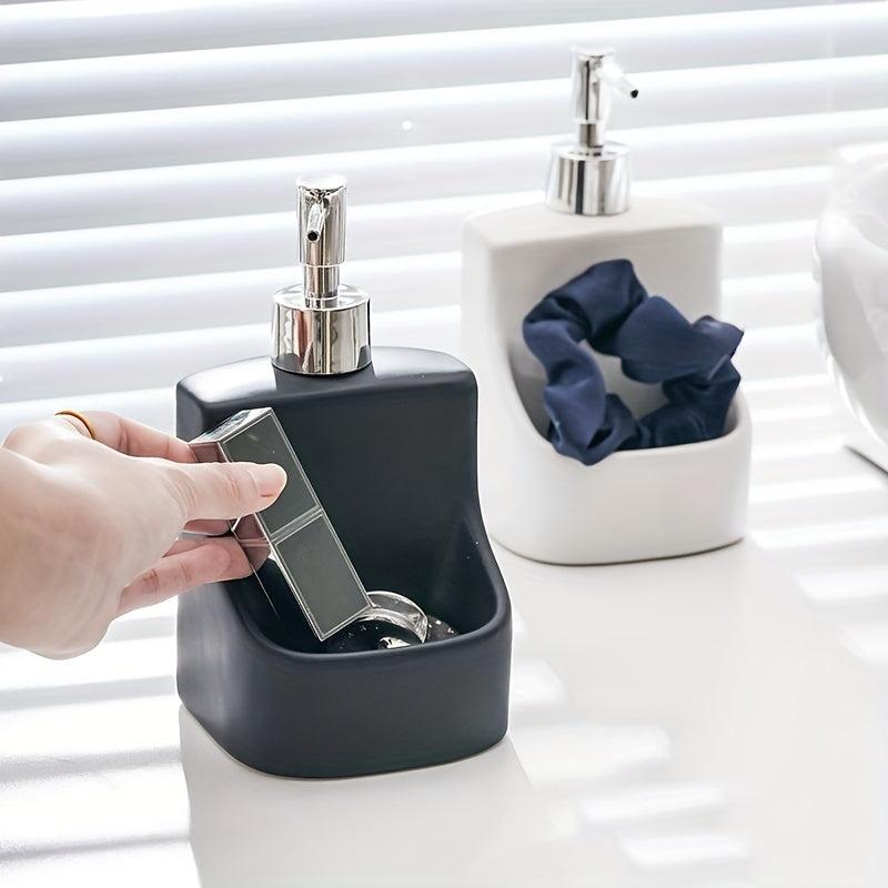 Ceramic Soap Dispenser 390ML Refillable Empty Bottle