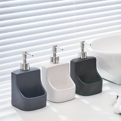 Ceramic Soap Dispenser 390ML Refillable Empty Bottle