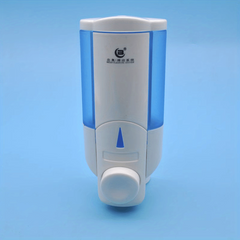Wall Mount Soap Dispenser Hotel Bathroom Hand Sanitizer Plastic Shower Gel