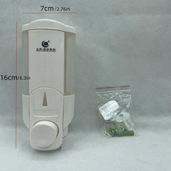 Wall Mount Soap Dispenser Hotel Bathroom Hand Sanitizer Plastic Shower Gel