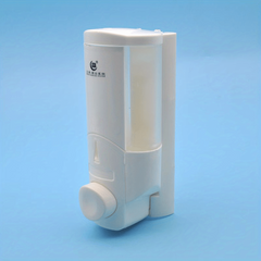 Wall Mount Soap Dispenser Hotel Bathroom Hand Sanitizer Plastic Shower Gel